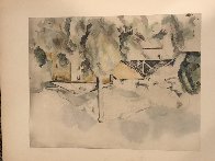 Edition Des Quatre Chemins (Paris) Portfolio Six Aquarelles Reproduites En Facsimile 1960 Limited Edition Print by Paul Cezanne - 6 Edition Des Quatre Chemins (Paris) Portfolio Six Aquarelles Reproduites En Facsimile 1960 Limited Edition Print by Paul Cezanne - 6