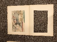 Edition Des Quatre Chemins (Paris) Portfolio Six Aquarelles Reproduites En Facsimile 1960 Limited Edition Print by Paul Cezanne - 23 Edition Des Quatre Chemins (Paris) Portfolio Six Aquarelles Reproduites En Facsimile 1960 Limited Edition Print by Paul Cezanne - 23