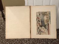 Edition Des Quatre Chemins (Paris) Portfolio Six Aquarelles Reproduites En Facsimile 1960 Limited Edition Print by Paul Cezanne - 22 Edition Des Quatre Chemins (Paris) Portfolio Six Aquarelles Reproduites En Facsimile 1960 Limited Edition Print by Paul Cezanne - 22
