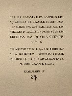 Edition Des Quatre Chemins (Paris) Portfolio Six Aquarelles Reproduites En Facsimile 1960 Limited Edition Print by Paul Cezanne - 28 Edition Des Quatre Chemins (Paris) Portfolio Six Aquarelles Reproduites En Facsimile 1960 Limited Edition Print by Paul Cezanne - 28