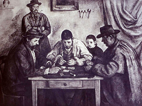Card Players (Les Joueurs de Cartes) 1914 Limited Edition Print - Paul Cezanne