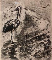 <br />Le Heron From Jean De La Fontaine from Fables of Fontaine 1952 Limited Edition Print by Marc Chagall - 0 <br />Le Heron From Jean De La Fontaine from Fables of Fontaine 1952 Limited Edition Print by Marc Chagall - 0