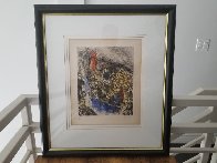 Moise Bible Suite: Fait Jaillir L'eau Du Rocher (Moses Stricking Water From the Rock) 193 Limited Edition Print by Marc Chagall - 3 Moise Bible Suite: Fait Jaillir L'eau Du Rocher (Moses Stricking Water From the Rock) 193 Limited Edition Print by Marc Chagall - 3