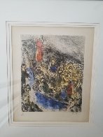 Moise Bible Suite: Fait Jaillir L'eau Du Rocher (Moses Stricking Water From the Rock) 193 Limited Edition Print by Marc Chagall - 2 Moise Bible Suite: Fait Jaillir L'eau Du Rocher (Moses Stricking Water From the Rock) 193 Limited Edition Print by Marc Chagall - 2