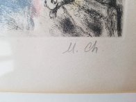 Moise Bible Suite: Fait Jaillir L'eau Du Rocher (Moses Stricking Water From the Rock) 193 Limited Edition Print by Marc Chagall - 4 Moise Bible Suite: Fait Jaillir L'eau Du Rocher (Moses Stricking Water From the Rock) 193 Limited Edition Print by Marc Chagall - 4