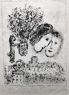 Double Visage Gris 1974 HS Limited Edition Print by Marc Chagall - 5 Double Visage Gris 1974 HS Limited Edition Print by Marc Chagall - 5