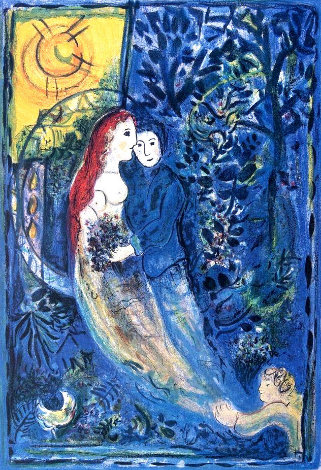 Les Maries Limited Edition Print - Marc Chagall