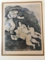 Lot Et Ses Filles 1930 HS Limited Edition Print by Marc Chagall - 2