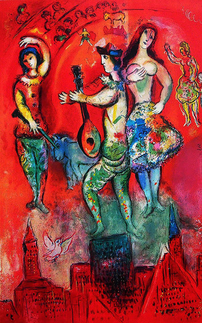 Carmen Poster 1962 Huge Limited Edition Print by Marc Chagall