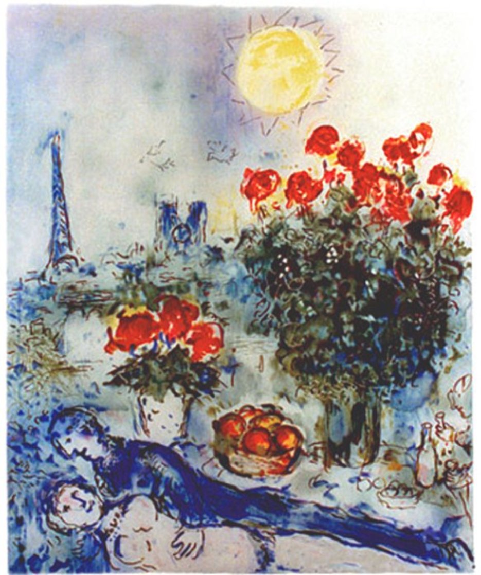 Lover In Paris Surrealism By Marc Chagall