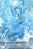 Magical Flute Metropolitan Poster (Blue) 1967 Limited Edition Print by Marc Chagall - 2 Magical Flute Metropolitan Poster (Blue) 1967 Limited Edition Print by Marc Chagall - 2