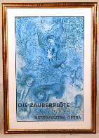 Magical Flute Metropolitan Poster (Blue) 1967 Limited Edition Print by Marc Chagall - 1 Magical Flute Metropolitan Poster (Blue) 1967 Limited Edition Print by Marc Chagall - 1