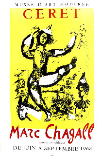 Ceret Poster (Circus) 1968 Limited Edition Print - Marc Chagall Ceret Poster (Circus) 1968 Limited Edition Print - Marc Chagall