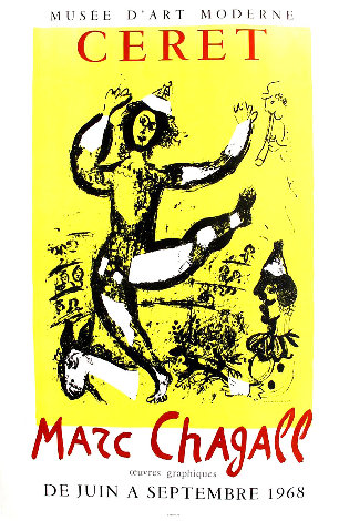 Ceret Poster (Circus) 1968 - Mourlot Poster Limited Edition Print - Marc Chagall