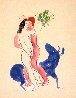 Colour Amour, La Bette Bleu Limited Edition Print by Marc Chagall - 1