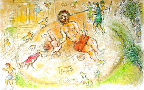 L'Odyssee Suite: Polyphemus  1975 Limited Edition Print - Marc Chagall