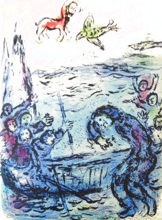 L'Odyssee Suite: Ulysses And His Companions 1975 Limited Edition Print - Marc Chagall L'Odyssee Suite: Ulysses And His Companions 1975 Limited Edition Print - Marc Chagall