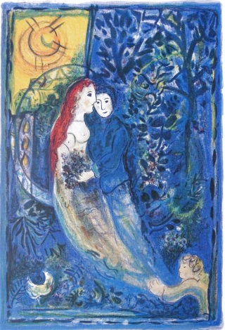 Les Mariés Limited Edition Print - Marc Chagall