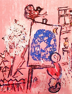 Si Mon Soleil (Poemes 6) 1968 Limited Edition Print - Marc Chagall Si Mon Soleil (Poemes 6) 1968 Limited Edition Print - Marc Chagall