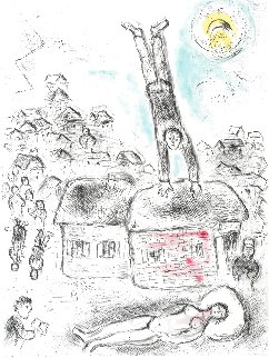 Ce Lui Qui Dit Les Choses Sans Rien Dire (Plate 10) 1975 Limited Edition Print - Marc Chagall Ce Lui Qui Dit Les Choses Sans Rien Dire (Plate 10) 1975 Limited Edition Print - Marc Chagall
