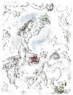 Ce Lui Qui Dit Les Choses Sans Rien Dire (Plate 22) 1975 Limited Edition Print by Marc Chagall - 0