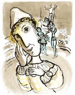 Le Cirque Au Clown Jaune 1978 HS Limited Edition Print - Marc Chagall Le Cirque Au Clown Jaune 1978 HS Limited Edition Print - Marc Chagall