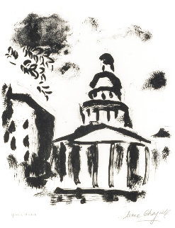 Pantheon AP 1954 HS Limited Edition Print - Marc Chagall Pantheon AP 1954 HS Limited Edition Print - Marc Chagall