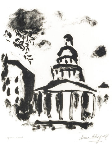 Pantheon AP 1954 HS Limited Edition Print - Marc Chagall
