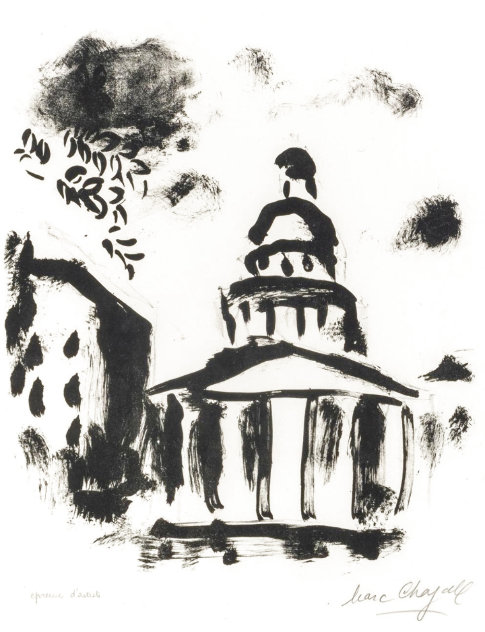 Pantheon AP 1954 HS Limited Edition Print by Marc Chagall