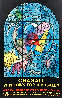 Vitraux Pour Jerusalem: La Tribu De Benjamin 1961  Mourlot Poster Limited Edition Print by Marc Chagall - 0