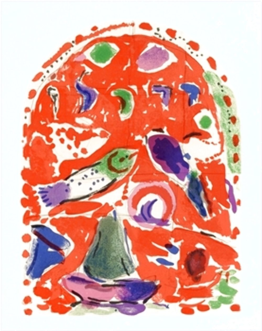 Zebulun 1962 Lithograph by Marc Chagall For Sale on Art Brokerage