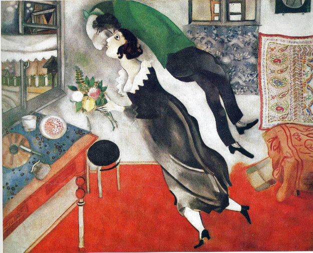 L'anniversaire 1915 Early Limited Edition Print - Marc Chagall