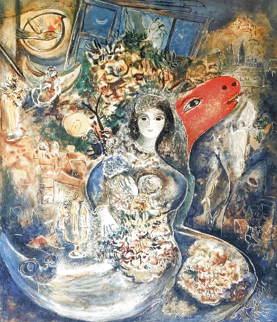 Bella 1998 - Huge Limited Edition Print - Marc Chagall