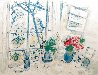Fleurs du Parc - Huge Limited Edition Print by Marc Chagall - 0