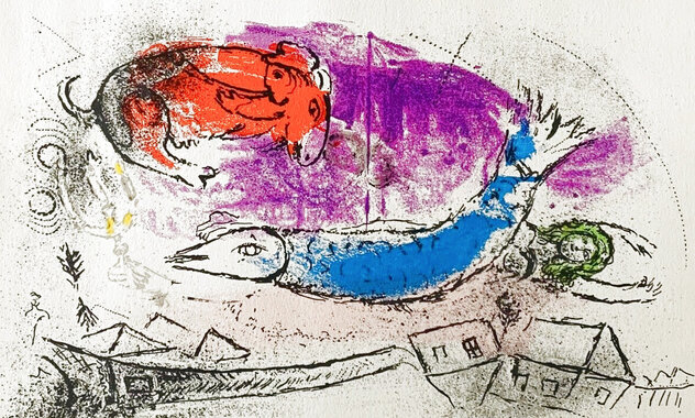 Le Poisson Bleu 1957 HS Limited Edition Print by Marc Chagall