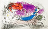 Le Poisson Bleu 1957 HS Limited Edition Print by Marc Chagall - 0