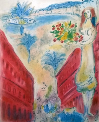 Avenue Delavictoire 1967 HS Limited Edition Print - Marc Chagall
