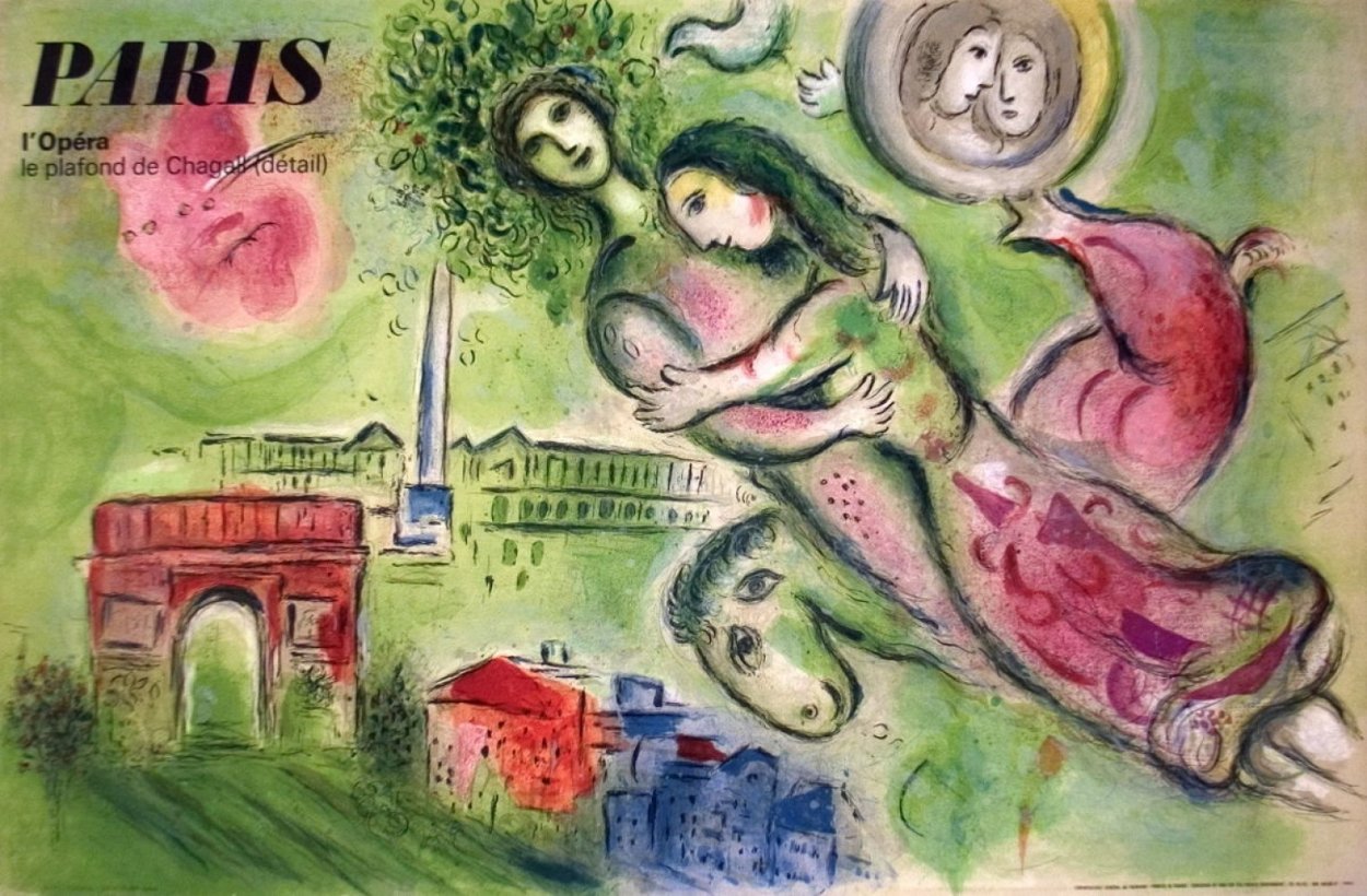 Romeo And Juliet 1964 Limited Edition Print by Marc Chagall