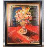 Monumental Bouquet   1936 68x57 Huge Original Painting by Yehouda Chaki - 1