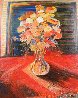 Monumental Bouquet   1936 68x57 Huge Original Painting by Yehouda Chaki - 2