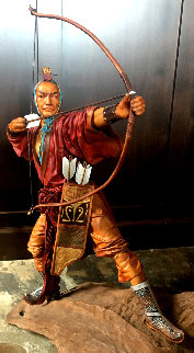 Archer Leather Sculpture 26 in Sculpture - Liu Miao Chan Archer Leather Sculpture 26 in Sculpture - Liu Miao Chan