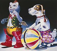 Circus Act 1995 Limited Edition Print by Charles Bell - 0 Circus Act 1995 Limited Edition Print by Charles Bell - 0