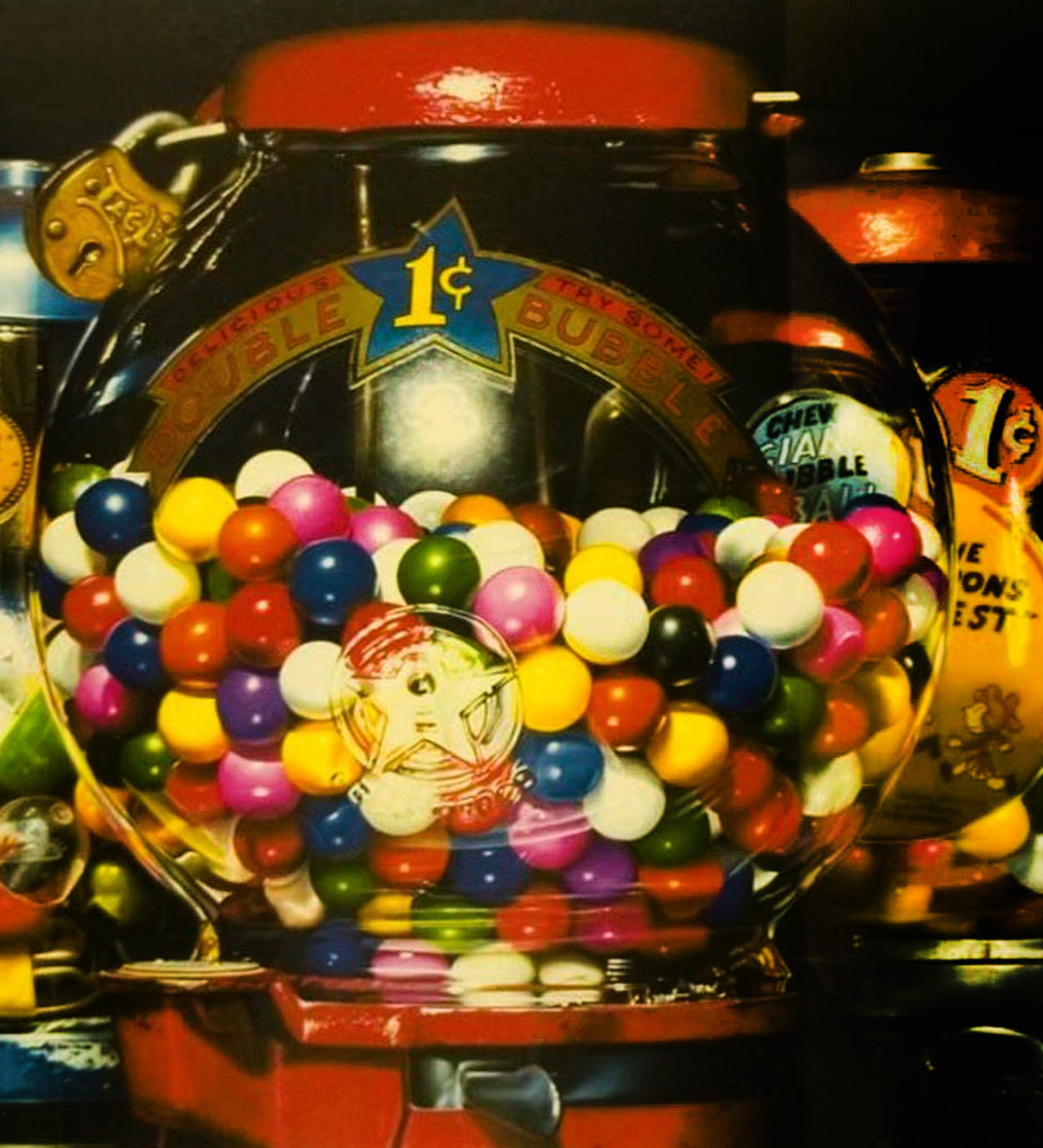 Double Bubble 1990 Limited Edition Print by Charles Bell Double Bubble 1990 Limited Edition Print by Charles Bell