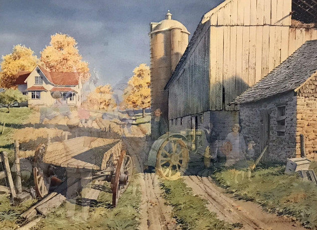 Hayride 1995 Limited Edition Print by Charles Peterson