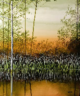 Willow Lake 2010 12x12 Original Painting by Robert Charon - 0 Willow Lake 2010 12x12 Original Painting by Robert Charon - 0