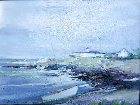 Eastern Point 26x30 Original Painting - Charles Gruppe