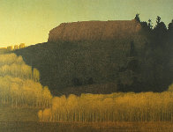 Fall Near Deadman's Gulch 2001 Limited Edition Print by Russell Chatham - 0 Fall Near Deadman's Gulch 2001 Limited Edition Print by Russell Chatham - 0