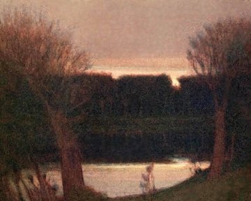 Pond in Fading Light 1992 Limited Edition Print - Russell Chatham