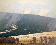 Snow Flurries 1998 Limited Edition Print by Russell Chatham - 0 Snow Flurries 1998 Limited Edition Print by Russell Chatham - 0