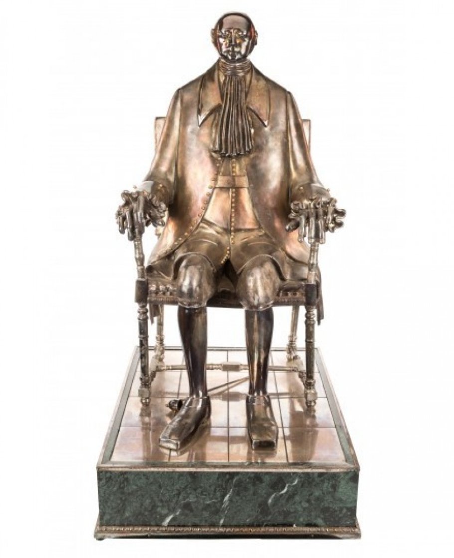 Peter I Silver Sculpture 2002 40 in Sculpture by Mihail Chemiakin Peter I Silver Sculpture 2002 40 in Sculpture by Mihail Chemiakin